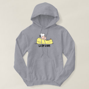 Jordnötter   Snoopy & Charlie Brown i Bean Bag Ord Hoodie