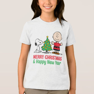 Jordnötter   Snoopy & Charlie Brown Julgran T Shirt