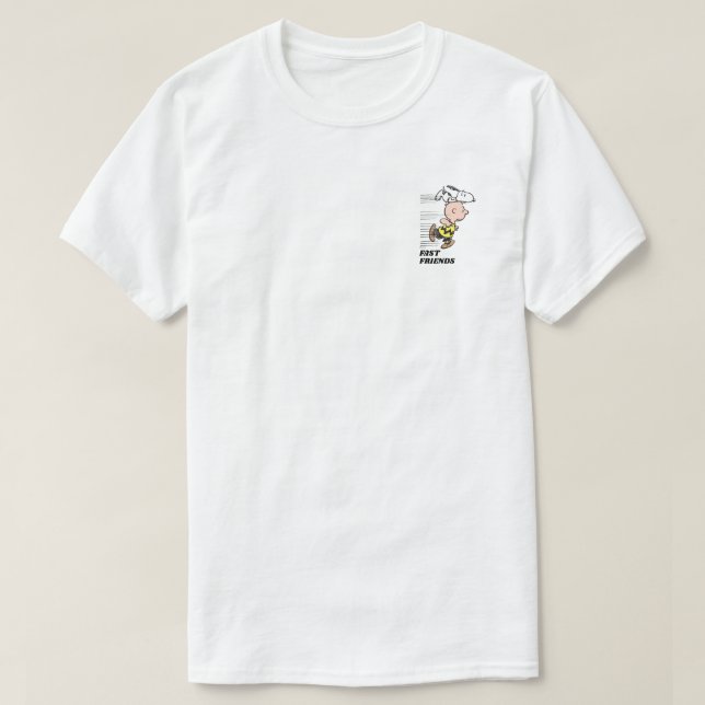 Jordnötter | Snoopy & Charlie Brown Springa T Shirt (Design framsida)