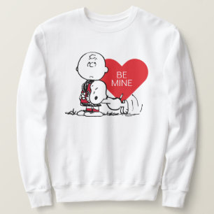 Jordnötter   Snoopy & Charlie Brown Valentine Lång Ärmad Tröja