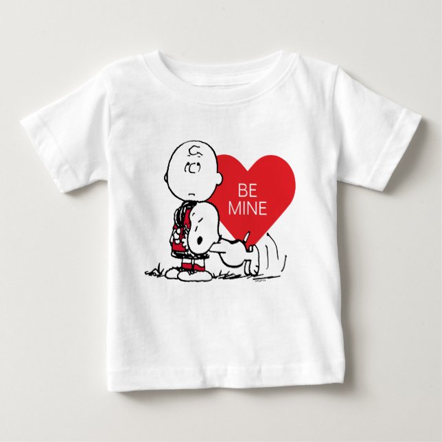 Jordnötter | Snoopy & Charlie Brown Valentine T Shirt (Framsida)