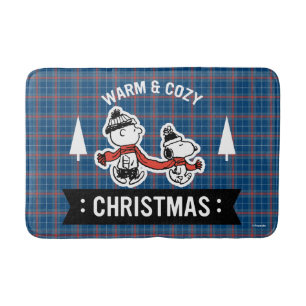 Jordnötter   Snoopy & Charlie Brown Warm & Mysigt Badrumsmatta