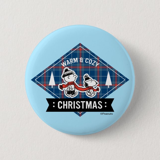 Jordnötter | Snoopy & Charlie Brown Warm & Mysigt Knapp (Framsida)