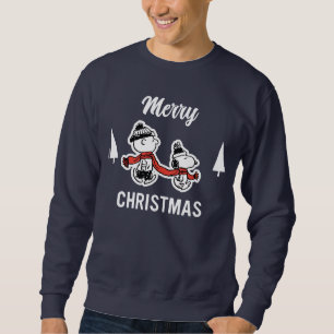 Jordnötter   Snoopy & Charlie Brown Warm & Mysigt Lång Ärmad Tröja