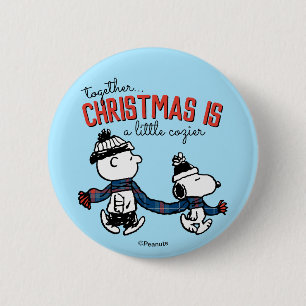Jordnötter   Snoopy & Charlie Brown Winter Scarf Knapp