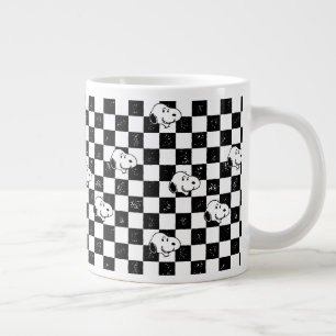 Jordnötter   Snoopy Checkated Flagga Jumbo Mugg