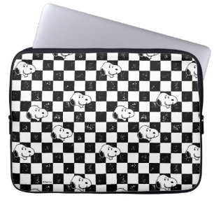 Jordnötter   Snoopy Checkated Flagga Laptop Fodral