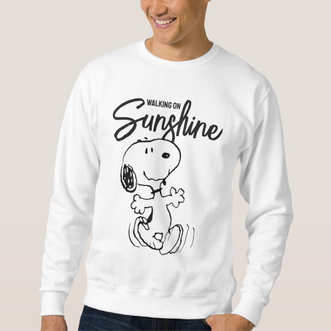 Jordnötter | Snoopy Dance Lång Ärmad Tröja (Framsida)