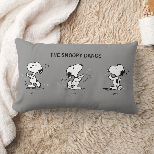 Jordnötter | Snoopy Dance Lumbarkudde (Filt)