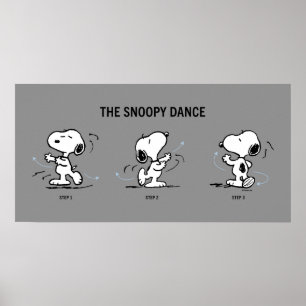 Jordnötter Snoopy Dance Poster