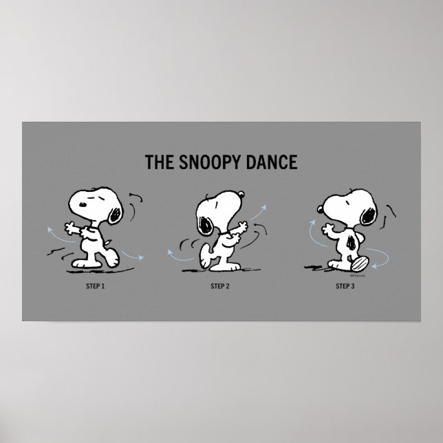 Jordnötter | Snoopy Dance Poster (Framsidan)