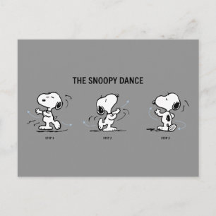 Jordnötter   Snoopy Dance Vykort