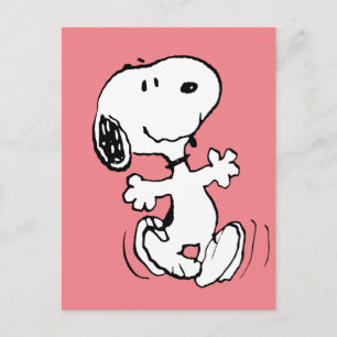 Jordnötter Snoopy Dance Vykort