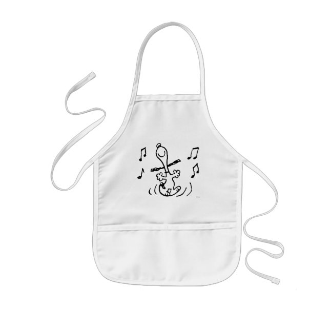 Jordnötter | Snoopy Dancing Barnförkläde (Framsidan)