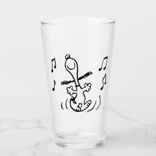 Jordnötter Snoopy Dancing Glaskopp