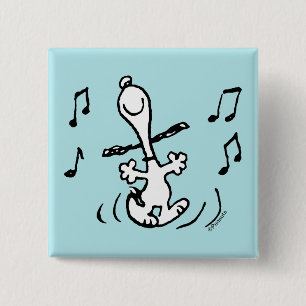 Jordnötter Snoopy Dancing Knapp