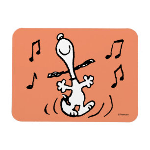 Jordnötter Snoopy Dancing Magnet