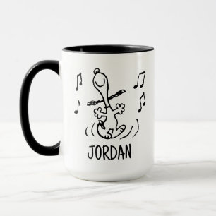 Jordnötter Snoopy Dancing Mugg