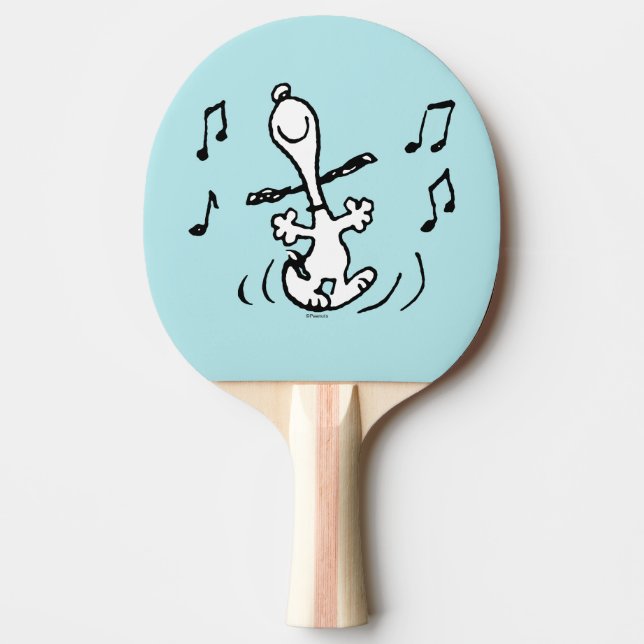 Jordnötter | Snoopy Dancing Pingisracket (Framsidan)