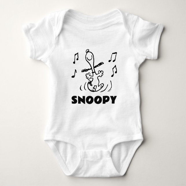 Jordnötter | Snoopy Dancing T Shirt (Framsida)