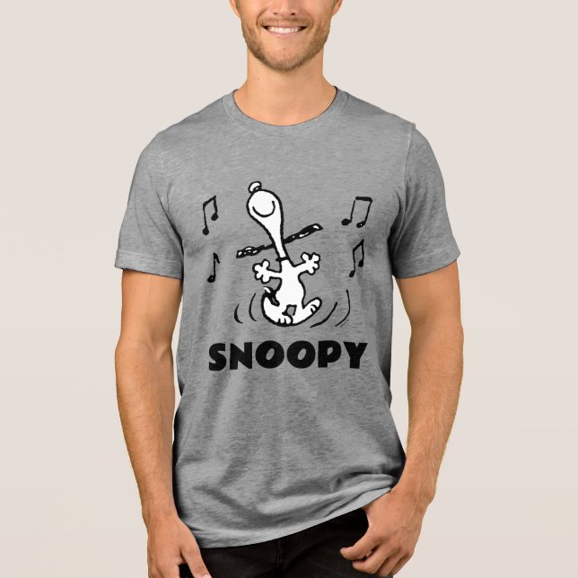 Jordnötter | Snoopy Dancing T Shirt (Framsida)