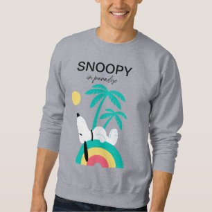 Jordnötter   Snoopy Deco Dreams Klubb Paradiso Lång Ärmad Tröja
