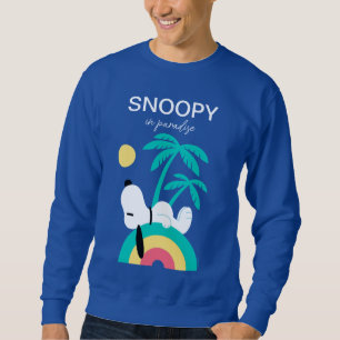 Jordnötter Snoopy Deco Dreams Klubb Paradiso Lång Ärmad Tröja