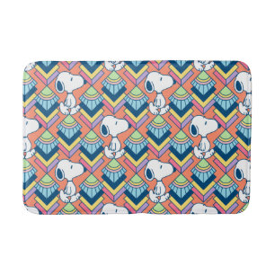 Jordnötter   Snoopy Deco Dreams Mönster Badrumsmatta