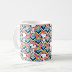 Jordnötter   Snoopy Deco Dreams Mönster Kaffemugg