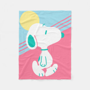 Jordnötter   Snoopy Deco Dreams Sol Fleecefilt