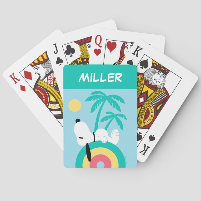 Jordnötter | Snoopy Deco Dreams Spelkort (Baksidan)