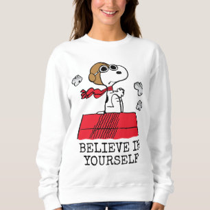 Jordnötter Snoopy den flygande Ace T Shirt