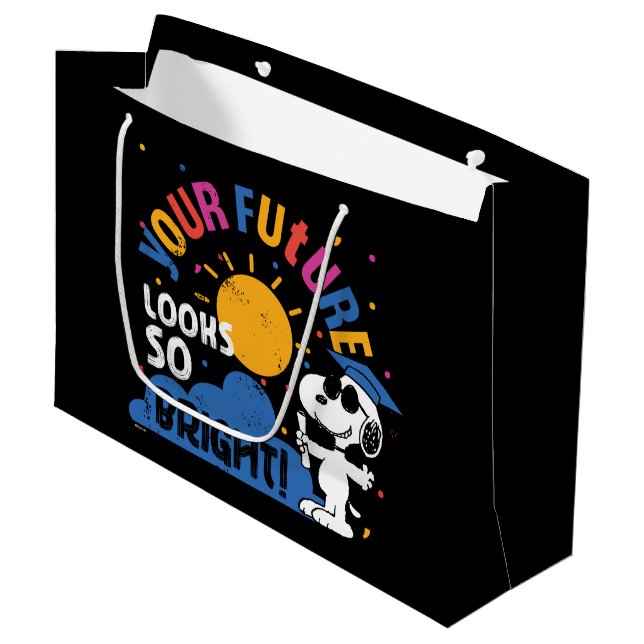 Jordnötter Snoopy Din framtid ser så ljus ut (Framsidan Vinklad)