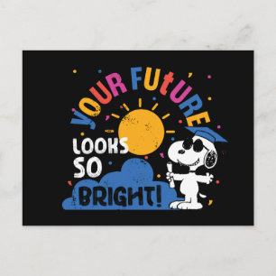 Jordnötter Snoopy Din Framtid Ser Så Ljus Ut Vykort