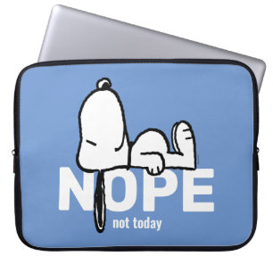 Jordnötter Snoopy Ej i dag Laptop Fodral
