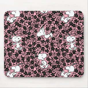 Jordnötter   Snoopy Flower Vine Mönster Musmatta