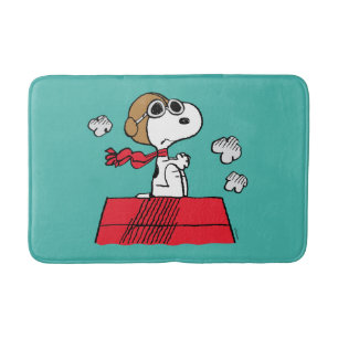 Jordnötter Snoopy flygande Ace Badrumsmatta