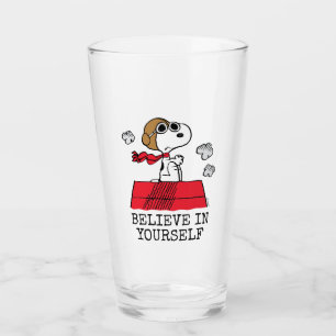 Jordnötter Snoopy flygande Ace Glaskopp