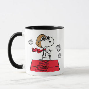 Jordnötter Snoopy flygande Ace Mugg