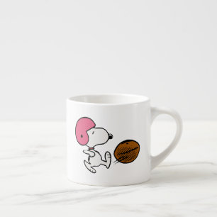 Jordnötter Snoopy Football Kicker Espressomugg