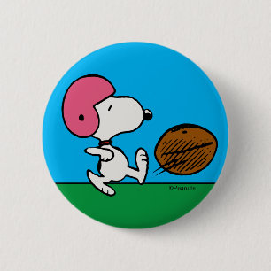 Jordnötter Snoopy Football Kicker Knapp