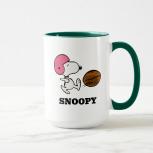 Jordnötter Snoopy Football Kicker Mugg