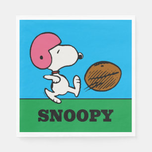 Jordnötter Snoopy Football Kicker Pappersservett