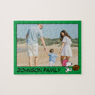 Jordnötter   Snoopy Football Kicker Pussel