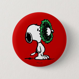 Jordnötter   Snoopy för Helgdagarna Knapp