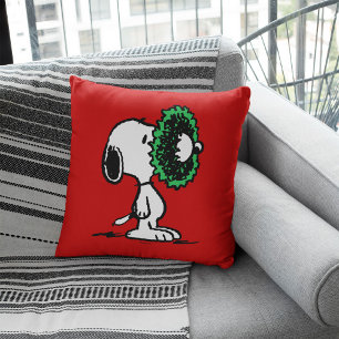 Jordnötter   Snoopy för Helgdagarna Kudde