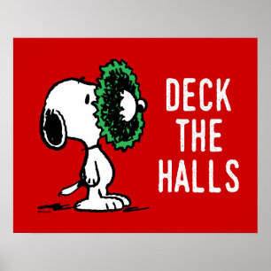 Jordnötter   Snoopy för Helgdagarna Poster