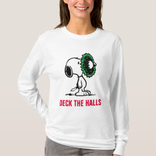 Jordnötter Snoopy för Helgdagarna T Shirt