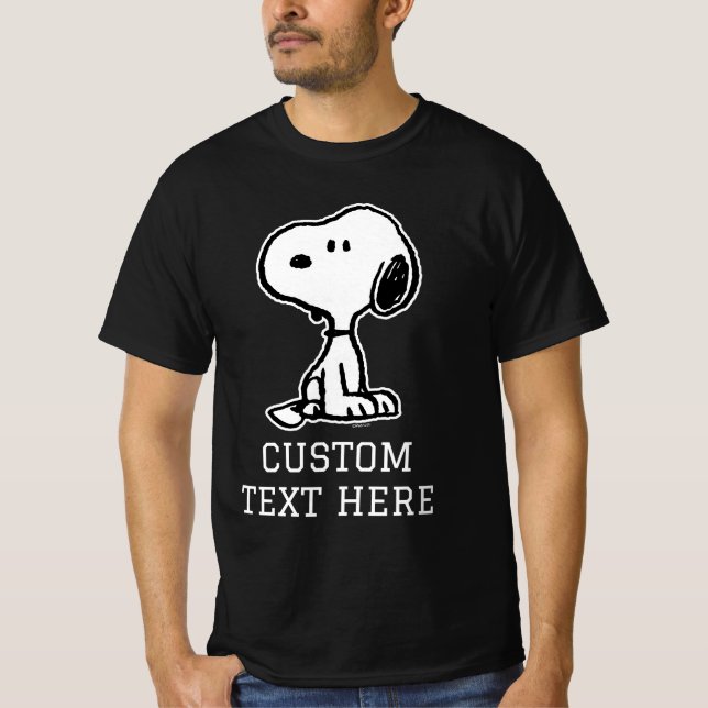 Jordnötter | Snoopy förvandlas T Shirt (Framsida)