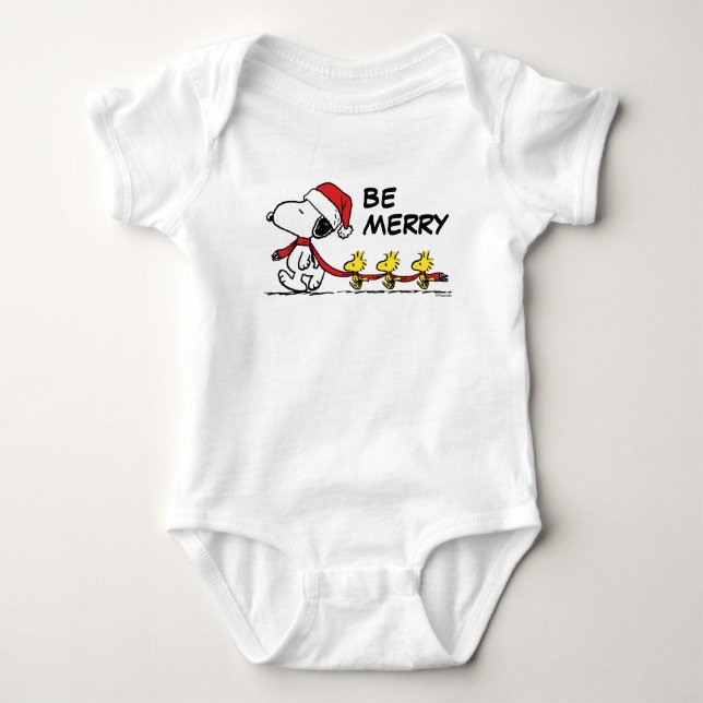 Jordnötter | Snoopy & Friends Winter Scarf T Shirt (Framsida)